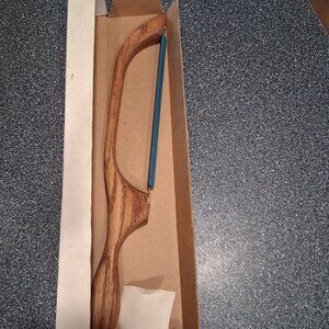 New Texas Bread Knife Wooden Handled Bread Bagel Knife 16" Long